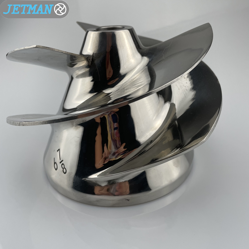 Stainless Steel 3 Blades 6 7/8 Outboard Jet Impeller for Outboard Jets